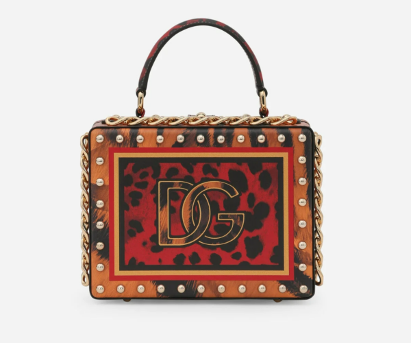 Túi Dolce & Gabbana Tiger-print Dolce Box Bag BB5970B5936HR3QL - Ảnh 2