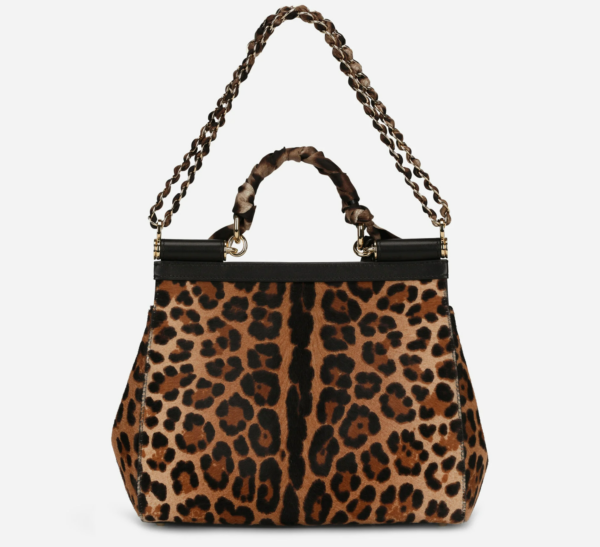 Túi Dolce & Gabbana Pony Hair 'Leopard Print' - Ảnh 3