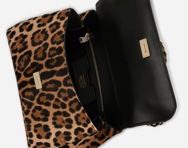 Túi Dolce & Gabbana Pony Hair 'Leopard Print' - Ảnh 5