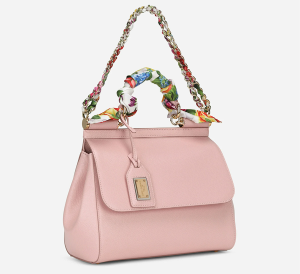 Túi Dolce & Gabbana Medium 'Scraf Pink' - Ảnh 4