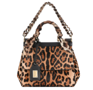 Túi Dolce & Gabbana Pony Hair 'Leopard Print'