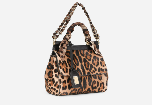 Túi Dolce & Gabbana Pony Hair 'Leopard Print' - Ảnh 5