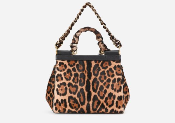 Túi Dolce & Gabbana Pony Hair 'Leopard Print' - Ảnh 4