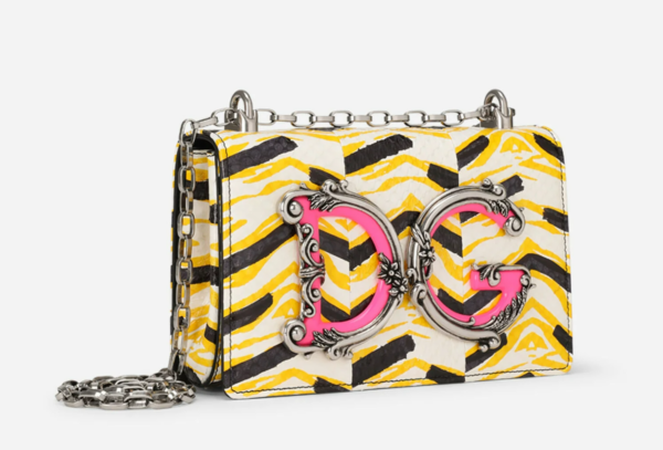 Túi Dolce & Gabbana Printed Elaphe DG Girls Bag BB6498AY0498G126 - Ảnh 4