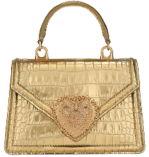 Túi Dolce & Gabbana Crocodile Print 'Gold' BB6711AQ6008H962
