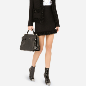 Alternative view of Túi Dolce & Gabbana Sicily 62 Leather 'Black'