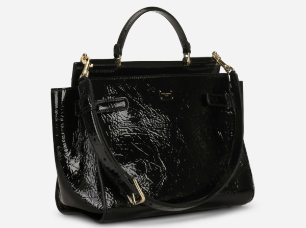 Túi Dolce & Gabbana Sicily 62 Leather 'Black' - Ảnh 6