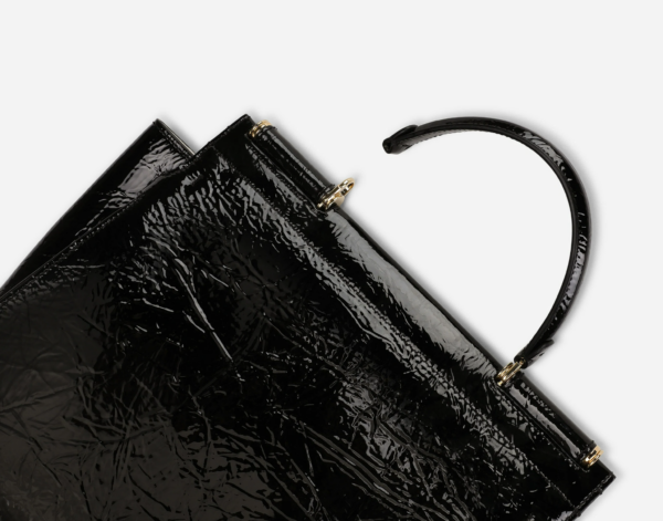 Túi Dolce & Gabbana Sicily 62 Leather 'Black' - Ảnh 4