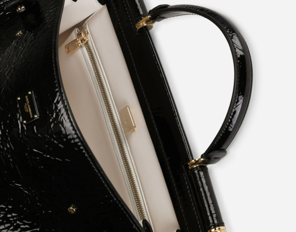 Túi Dolce & Gabbana Sicily 62 Leather 'Black' - Ảnh 3