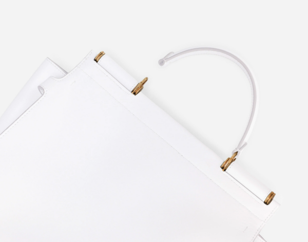 Túi Dolce & Gabbana Sicily 62 Calfskin 'White' BB6891AY20689642 - Ảnh 4