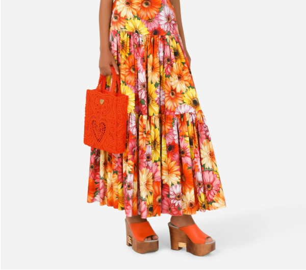 Túi Dolce & Gabbana Cordonetto 'Orange' BB6926AW71780244 - Ảnh 4