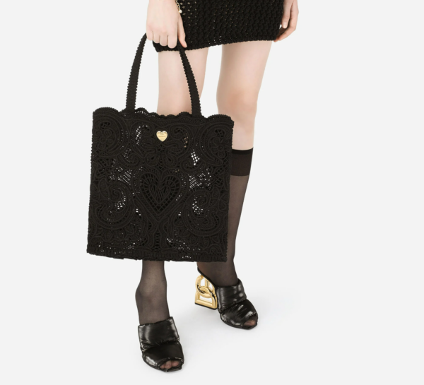 Túi Dolce & Gabbana Beatrice Shopper 'Black' BB6927AW71780999 - Ảnh 5
