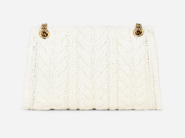 Túi Dolce & Gabbana Large Knit Devotion Shoulder Bag White BB6949AQ14980001 - Ảnh 3