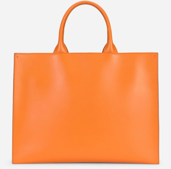 Túi Dolce & Gabbana Large Calfskin DG Daily Shopper Orange BB7022AQ26980243 - Ảnh 2