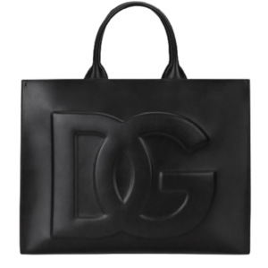 Túi Dolce & Gabbana Large Calfskin DG Daily Shopper Black BB7022AQ26980999