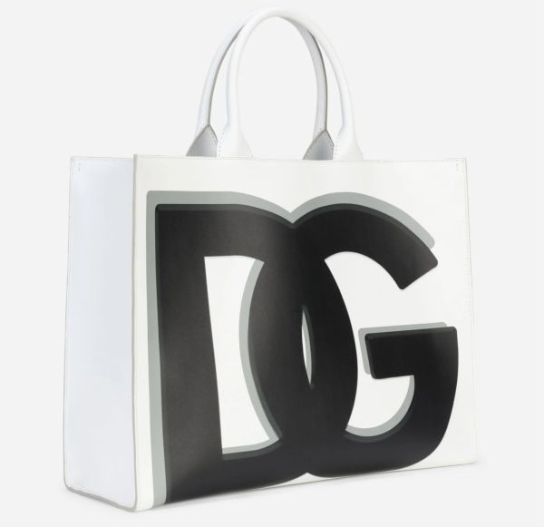 Túi Dolce & Gabbana DG Logo Print 'White' - Ảnh 3