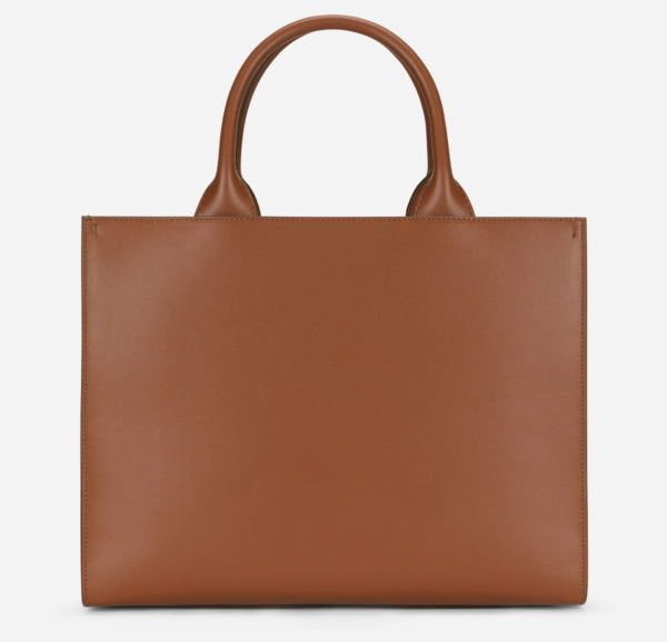 Túi Dolce & Gabbana Small Calfskin DG Daily Shopper Brown BB7023AQ2698M308 - Ảnh 4