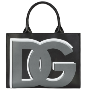 Túi Dolce & Gabbana Daily Shopper DG Logo Print Black BB7023AQ276HNSXI