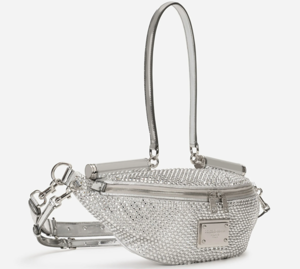 Túi Dolce & Gabbana Down Padded 90es 'Silver' - Ảnh 3