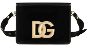 Túi Dolce & Gabanna Patent Leather 3.5 Crossbody Bag Black BB7037AQ27280999