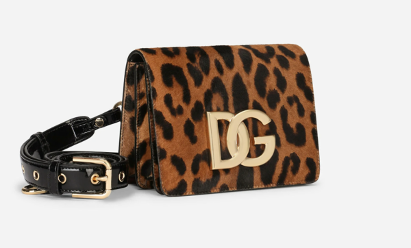 Túi Dolce & Gabbana Pony Hair 'LeoPard Print' BB7037AQ291HAALM - Ảnh 5