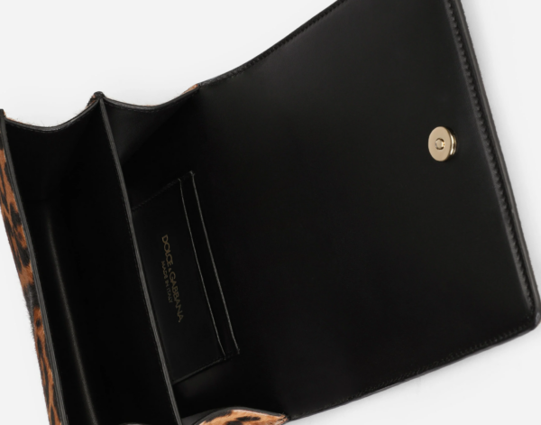 Túi Dolce & Gabbana Pony Hair 'LeoPard Print' BB7037AQ291HAALM - Ảnh 3