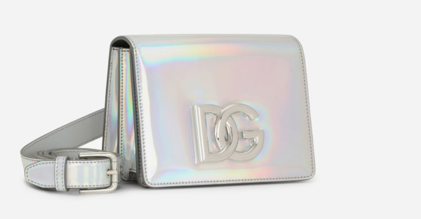 Túi Dolce & Gabbana Strobo Calfskin Crossbody 3.5 Bag White BB7037AQ49580998 - Ảnh 5
