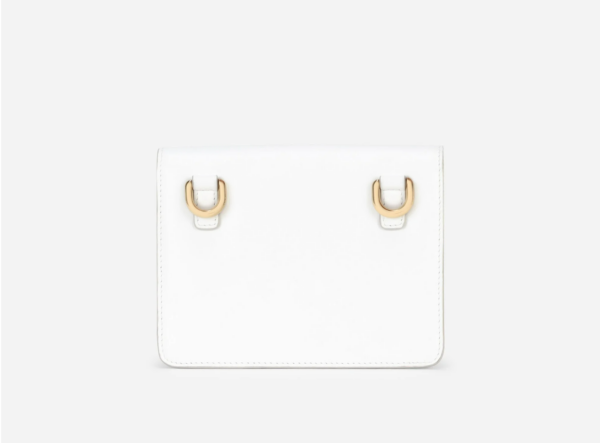 Túi Dolce & Gabbana Calfskin Crossbody 3.5 Bag White BB7037AW57680002 - Ảnh 4