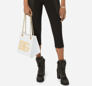 Alternative view of Túi Dolce & Gabbana Calfskin 3.5 Shoulder Bag White BB7039AW57680002