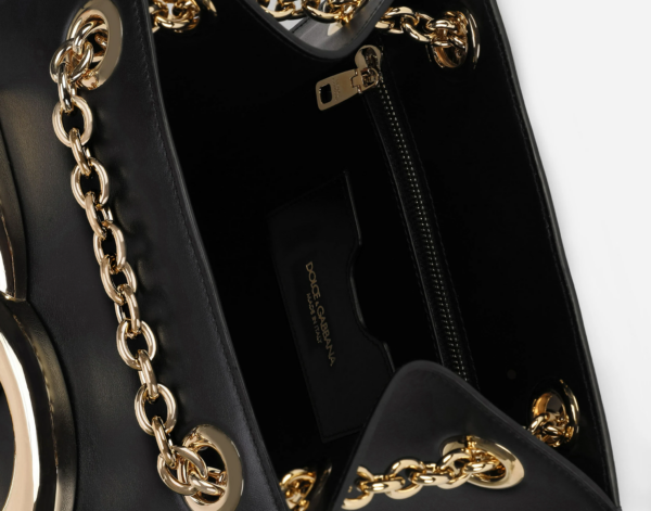Túi Dolce & Gabbana Calfskin 3.5 Shoulder Bag Black BB7039AW57680999 - Ảnh 2