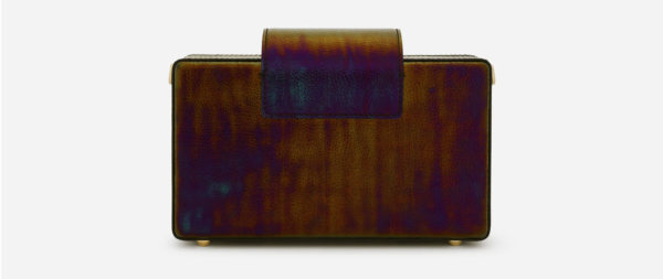 Túi Dolce & Gabbana Petroleum Calfskin Clutch With DG Fastening BB7074AQ55980995 - Ảnh 5