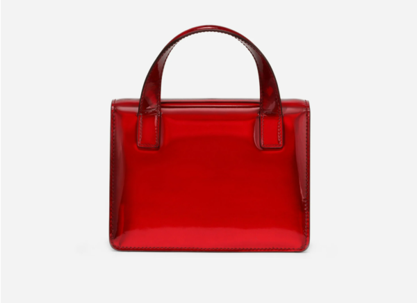 Túi Dolce & Gabbana Strobo Calfskin 3.5 Top-Handle Bag Red BB7078AQ49580303 - Ảnh 4
