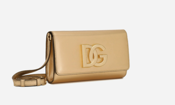 Túi Dolce & Gabbana Nappa Mordore 3.5 Clutch Gold BB7082A101687080 - Ảnh 4