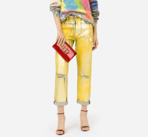 Alternative view of Túi Dolce & Gabbana Strobo Calfskin 3.5 Clutch Red BB7082AQ49580303