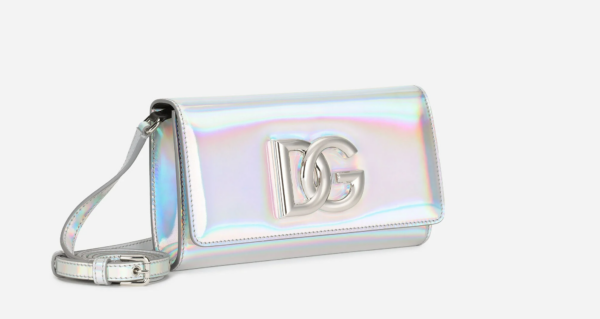Túi Dolce & Gabbana Strobo Calfskin 3.5 Ctuch Silver BB7082AQ49580998 - Ảnh 5
