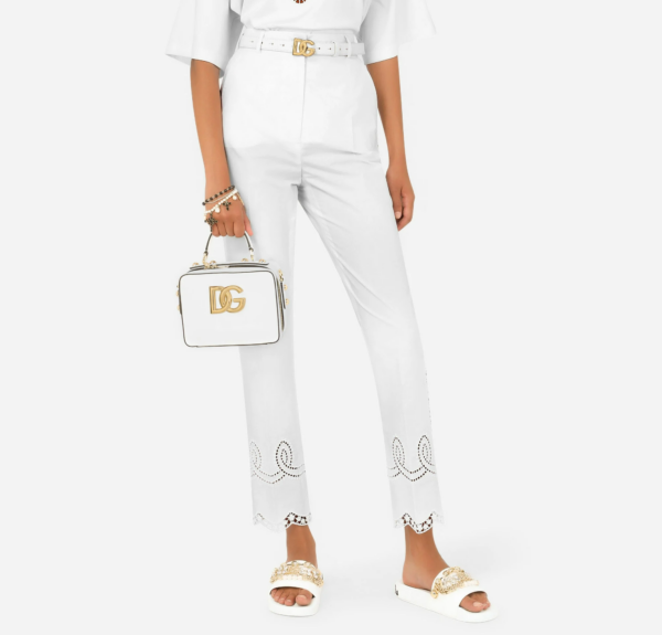Túi Dolce & Gabbana Calfskin 3.5 Bag White BB7092AW57680002 - Ảnh 2
