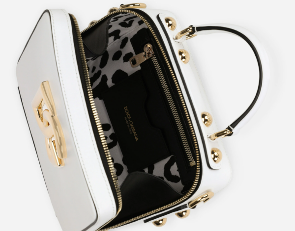 Túi Dolce & Gabbana Calfskin 3.5 Bag White BB7092AW57680002 - Ảnh 4
