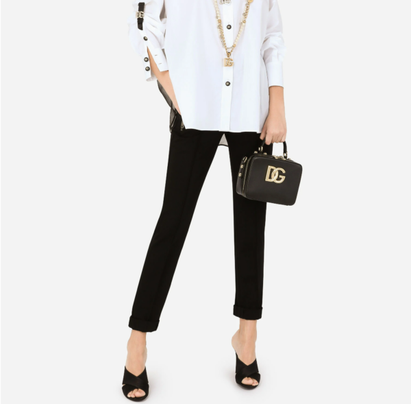 Túi Dolce & Gabbana Calfskin 3.5 Bag Black BB7092AW57680999 - Ảnh 2