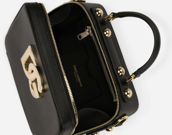Túi Dolce & Gabbana Calfskin 3.5 Bag Black BB7092AW57680999 - Ảnh 6