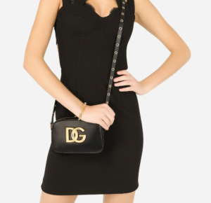 Alternative view of Túi Dolce & Gabbana Calfskin Crossbody 3.5 Bag Black BB7095AW57680999