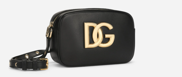Túi Dolce & Gabbana Calfskin Crossbody 3.5 Bag Black BB7095AW57680999 - Ảnh 5
