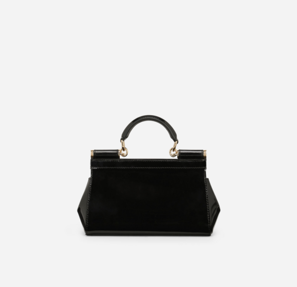 Tui Dolce & Gabbana Small Polished Calfskin Sicily Bag 'Black' BB7116A103780999