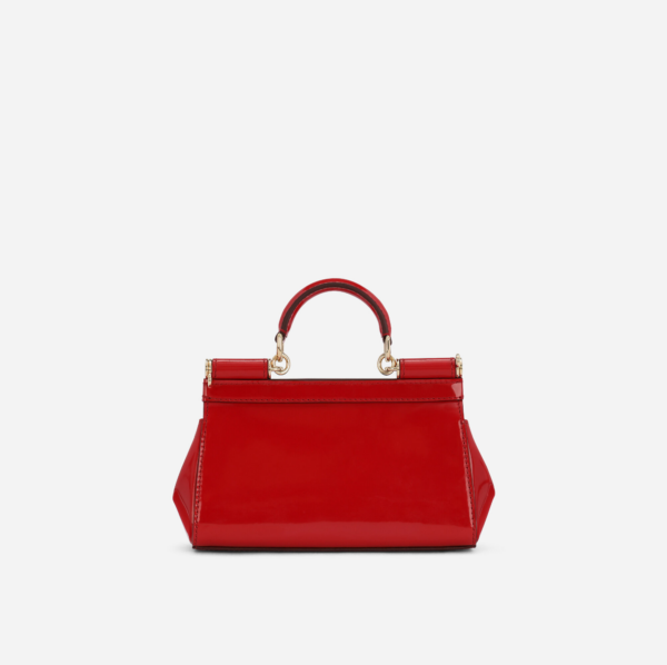 Tui Dolce & Gabbana Small Polished Calfskin Sicily Bag 'Red' BB7117A10378M307