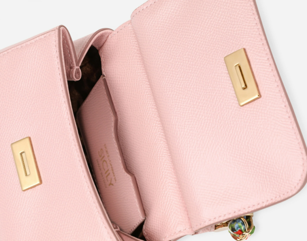 Túi Dolce & Gabbana 'Scarf Pink' BB7116B58758H402 - Ảnh 3