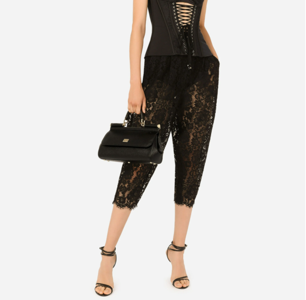 Túi Dolce & Gabbana Sicily Bag Calfskin 'Black' - Ảnh 2