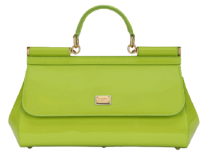 Túi Dolce & Gabbana Medium Patent Leather Sicily Bag Green BB7117A14718M181