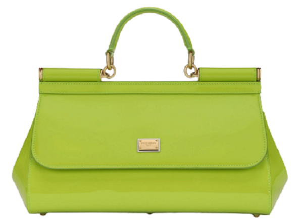 Túi Dolce & Gabbana Medium Patent Leather Sicily Bag Green BB7117A14718M181