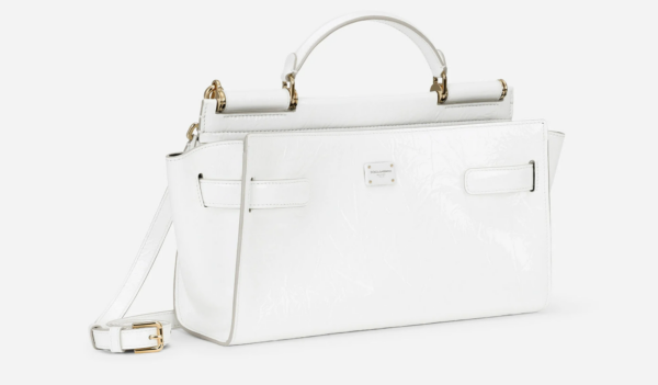 Túi Dolce & Gabbana Sicily 62 Leather 'White' - Ảnh 5