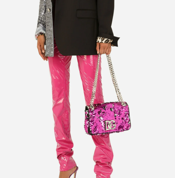 Túi Dolce & Gabbana Sequined 3.5 Shoulder Bag BB7127AY0908B568 - Ảnh 5
