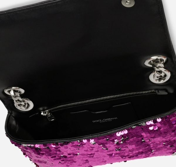 Túi Dolce & Gabbana Sequined 3.5 Shoulder Bag BB7127AY0908B568 - Ảnh 4
